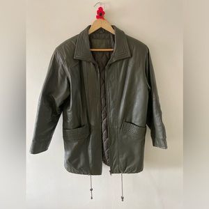 Vintage Jacqueline Ferrar Leather Coat